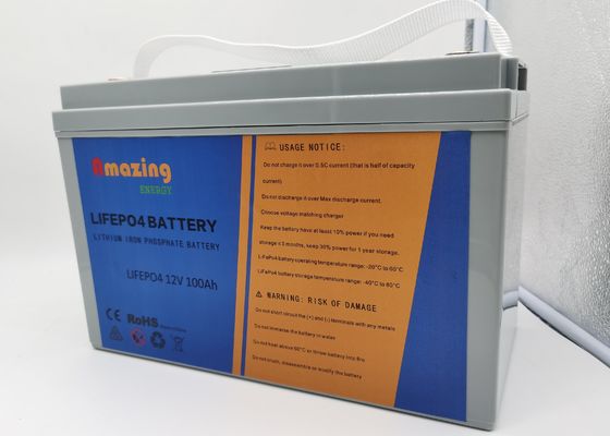 MSDS 1280WH Lifepo4の太陽電池12.8V 100Ah Lifepo4の充電電池
